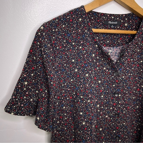 MADEWELL Fourth of July Star Printed Patriotic Top - Picture 4 of 6